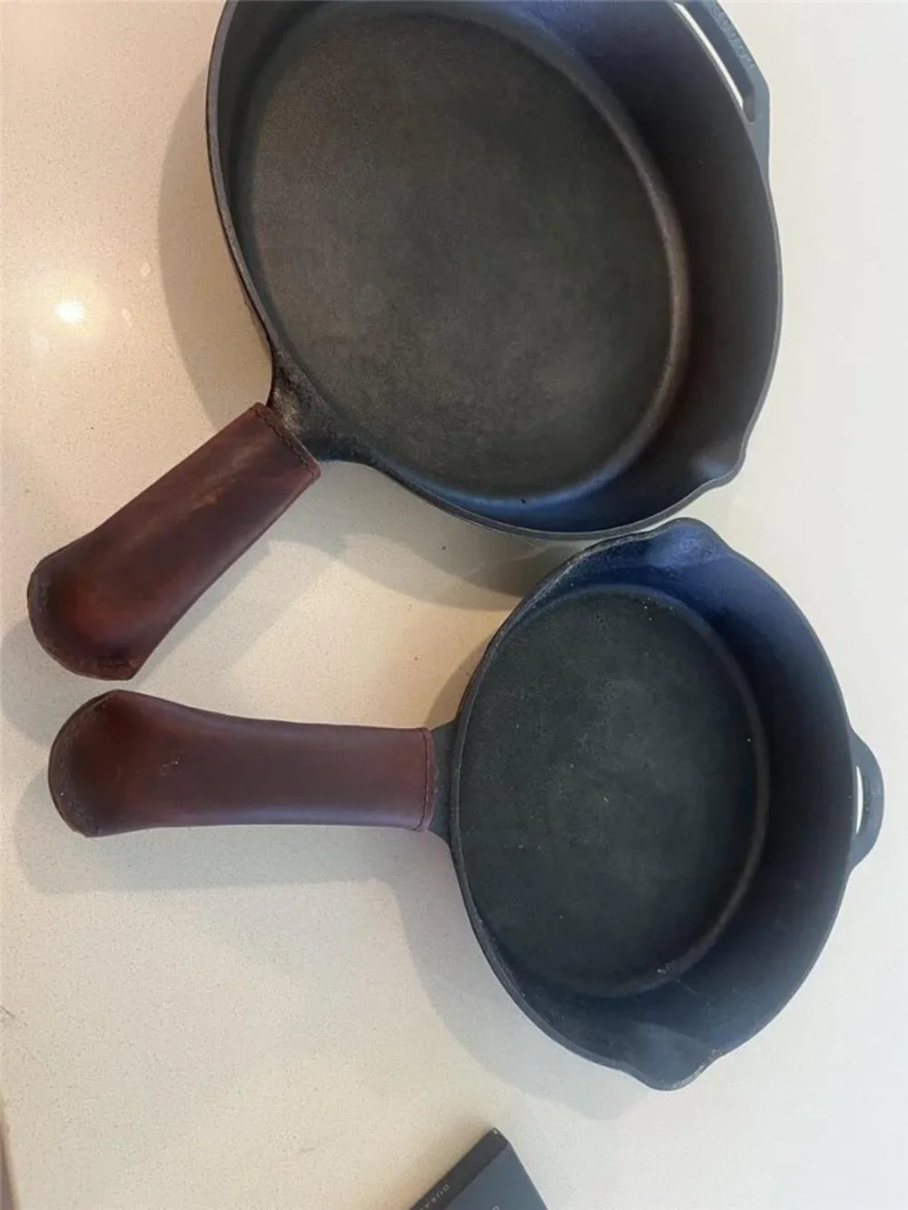 Leather Cast Iron Pan Handle Cover (Standard 4.5
